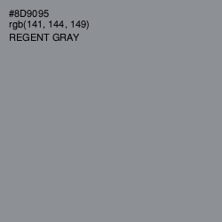 #8D9095 - Regent Gray Color Image